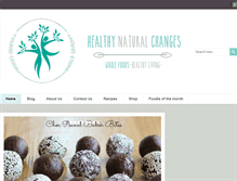 Tablet Screenshot of healthynaturalchanges.com